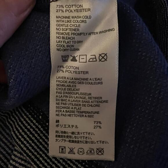 Tommy Bahama RARE Find SZ M Men's 1/4 Zip Pullover Blue Floral Striped - Picture 8 of 8